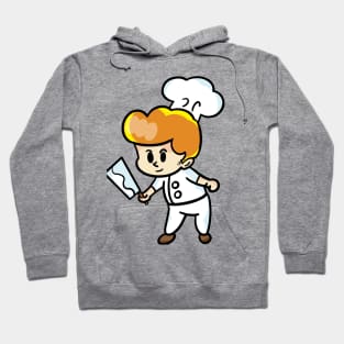 chef cartoon character  drawing design Hoodie